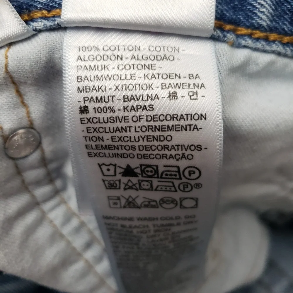 Levi's 550 Jeans Mens 38x30 Blue Relaxed Pockets Denim Medium Wash